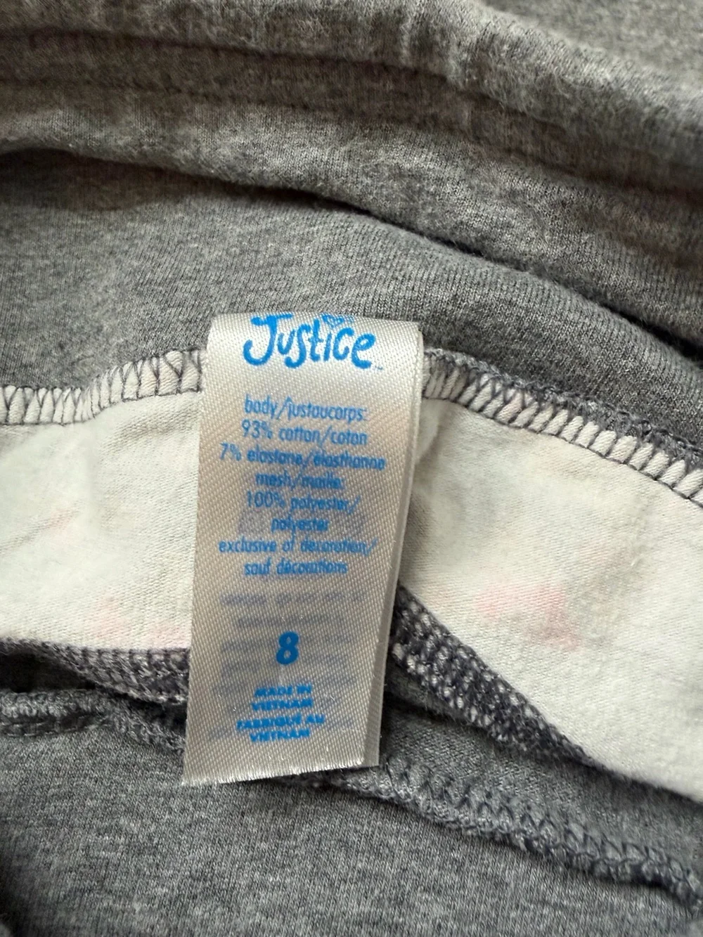 Justice soft stretchy
